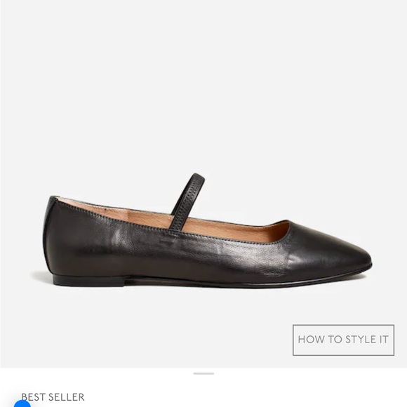 Madewell Black Mary Jane Flats - Picture 2 of 6